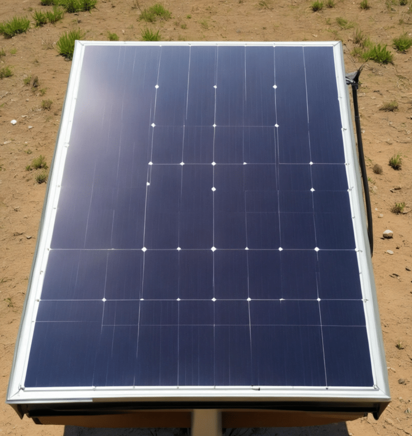 panneau solaire hybride produit grace à l'énergie solaire de l'électricité et de calories pour chauffer de l'eau