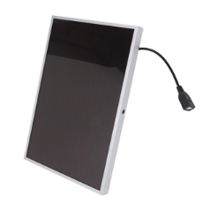 Panneau Solaire 20W 12V, Cadre en Aluminium