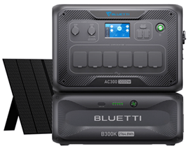 Groupe électrogène solaire AC300-B300K+PV350 de la marque BLUETTI