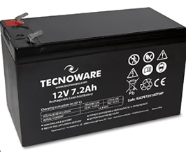 Batterie au plomb étanche 12 V de la marque Tecnoware Power Systems