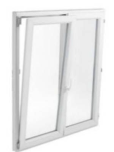Fenêtre PVC 2 vantaux ouverture oscillo-battante dans la page isolation