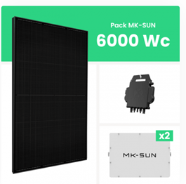 Kit Solaire Autoconsommation 6000W + Pack Batterie 10kWh