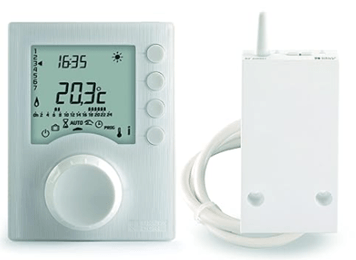 thermostats Programmables sans fil. Voici le modèle  TYBOX 1137 dans la page sobriété énergétique