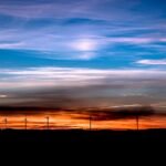 sunset, silhouettes, dusk, twilight, sky, wind energy, cirrus, cirrus clouds, renewable energy, wind power, setting sun, wind turbines, afterglow, nature, clouds, atmospheric, sky, renewable energy, renewable energy, renewable energy, renewable energy, renewable energy, wind power, wind turbines