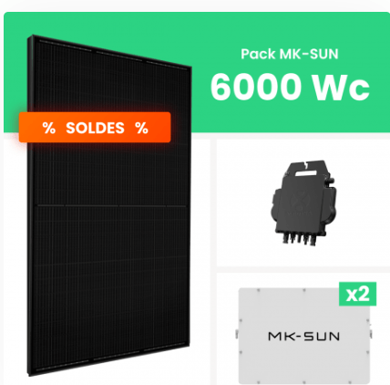 Photo kit solaire de 6000 Wc