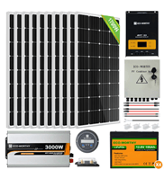 Photo d'un Kit Solaires autonome complet.